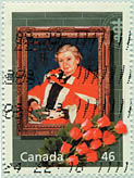 Stamp with Maude Abbott.