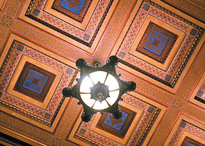 Ceiling, Moyse Hall.