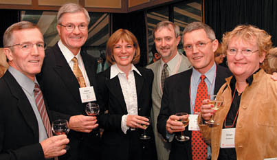 Guests at the 25th Anniversary Reception at the Bonaventure Hilton this year were members of the Class of 1978.