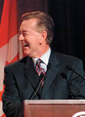 Preston Manning cracks himself up at the Leacock Luncheon. For those  who missed the event, you can read Manning's remarks online at www.prestonmanning.ca.