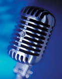 Photo of a microphone.
