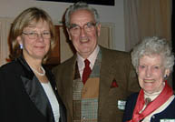 Dean Deborah Buszard of the Faculty of Agricultural and Environmental Sciences joined graduates at Toronto's annual Royal Agricultural Winter Fair in November. Dean Buszard (left) is shown with David and Betty Grant, BSc(HEc)'46.