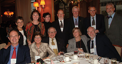 Members of the Macdonald Class of 1968 received the D. Lorne Gales Award for maintaining close ties to the University through class correspondence, reunions and special fundraising projects.