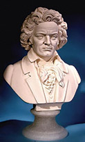 Bust of Beethoven.