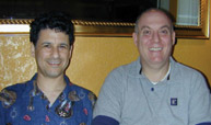 Levitin with former Reprise Records president and music biz VIP, Howie Klein.