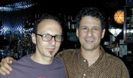 Bizarro author Dan Piraro with Levitin.