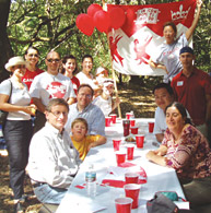 The Northern California branch of the Alumni Association got together for some expatriate celebrations and a Canada Day picnic at Huddard Park in Woodside, California.