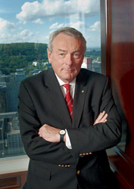 McGill Chancellor Dick Pound, BCom’62, BCL’67.