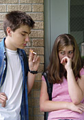 Kids smoking