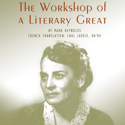 The Workshop of a Literary Great