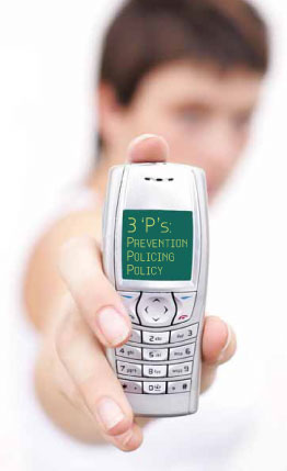 Image of text message on cell phone.