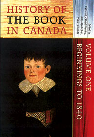 History of the Book in Canada cover.