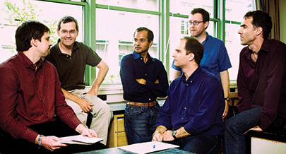 The ESS teaching team (left to right): Bernard Lehner, Boswell Wing, Navin Ramankutty, Pavlos Kollias, Jeffrey MacKenzie and Bruno Tremblay